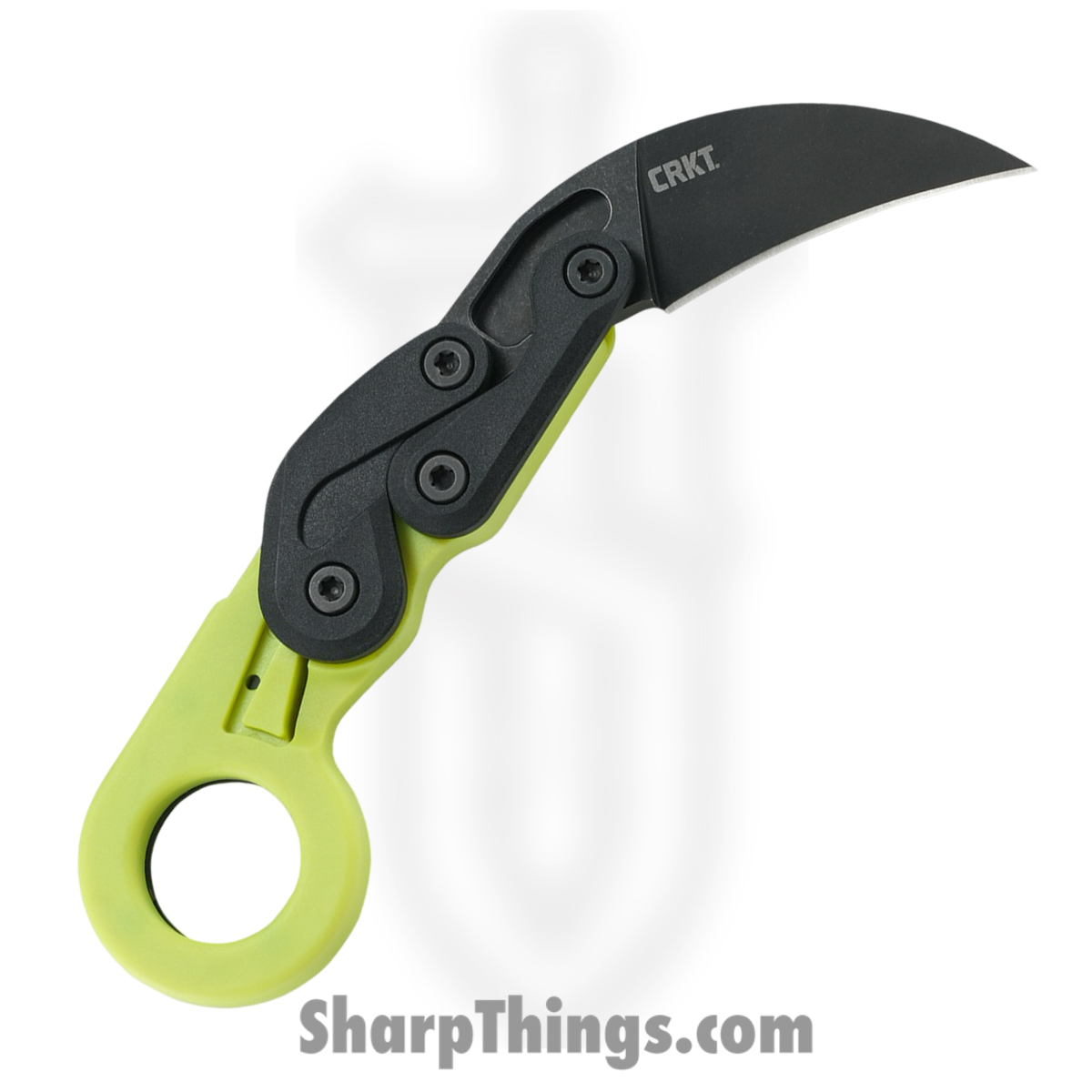 3752f07f-4acd-4b93-bef3-f892eba84f04_CR4041G_1.jpg CRKT - 4041G - Provoke Kinematic - Folding Knife - 1.4116 Stainless Coated Hawkbill - Grivory - Neon Green - Image 1