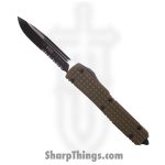 Microtech - 121-2FRGTODS - Ultratech Signature Series Tactical Frag - OTF Auto - 121-2FRGTODS Ultratech Signature Series Tactical Frag OTF Auto - G10/Aluminum - OD Green/Black