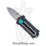 Kershaw - 1190 - Kapsule - Folding Knife - 8Cr13MoV Stonewash Spear Point - Glass Filled Nylon - Black