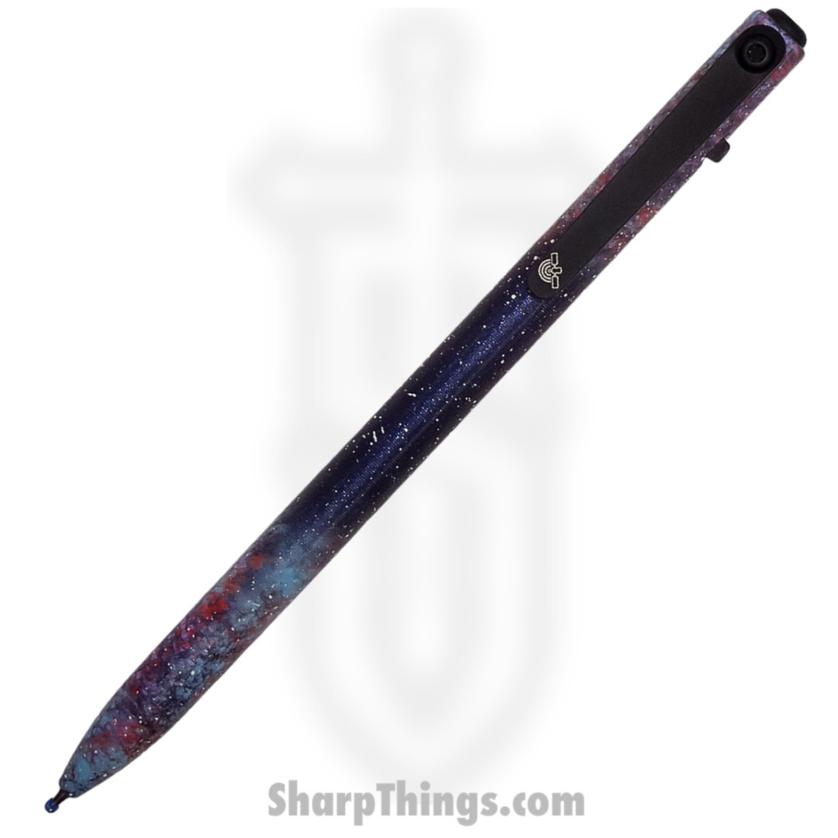 37c238c1-fe5a-4c58-979e-bb28089ec575_10-SS1-SEA-SPA_1.jpg Tactile Turn - 10-SS1-SEA-SPA - Slim Side Click Pen - Standard - Titanium - Seasonal Release Deep Space - Image 1