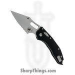 Microtech - 169RL-11FL - Stitch RAM-LOK P/S - Folding Knife - M390MK Stonewash Spear Point - Fluted Aluminum - Black