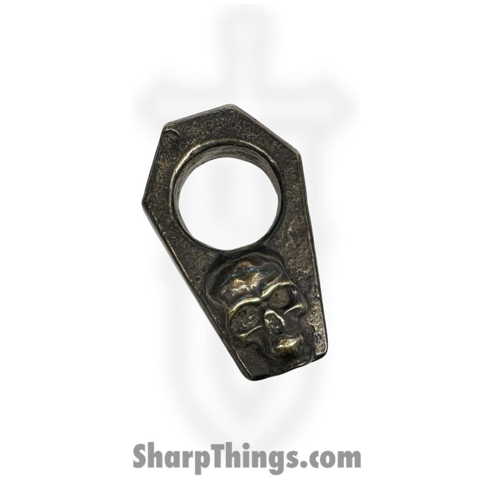 38a06c73-86c2-4e2a-8764-935e9a1c50e6_HB-COF-SKL_1.jpg Heavy Barrel Designs - HB-COF-SKL - Casted Coffin Skull SFK - Cast - Brass - Natural - Image 1
