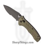 Benchmade - 980SBK - Turret - Folding Knife - S30V Coated Drop Point P/S - G10 - Tan