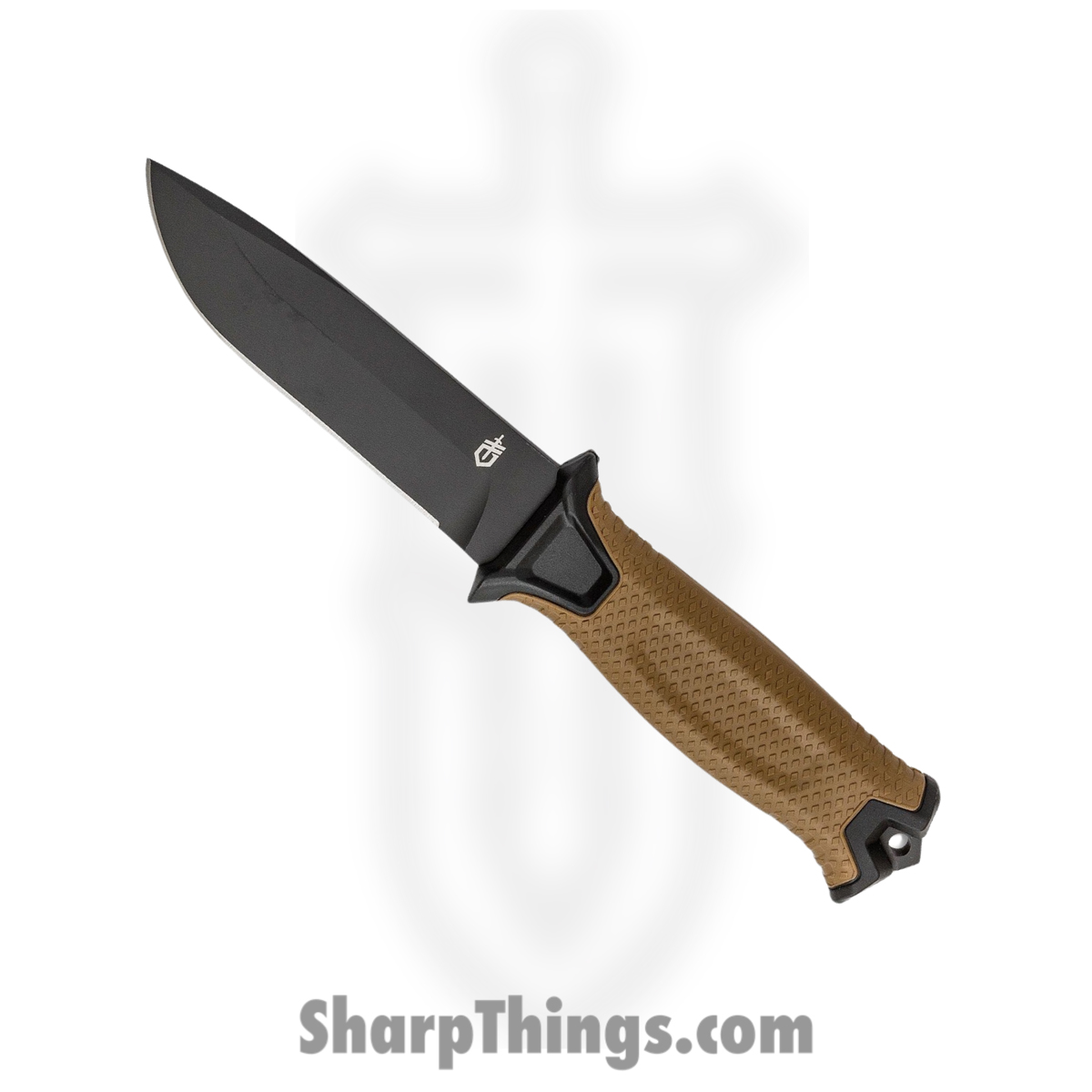 39075832-87a0-443b-a78e-76c0b6630cd5_30-001058N_1.jpg Gerber - 30-001058N - Strongarm - Fixed Blade Knife - 420HC Steel DLC Full Tang - GFN with Rubber Overmold - Coyote Brown - Image 1