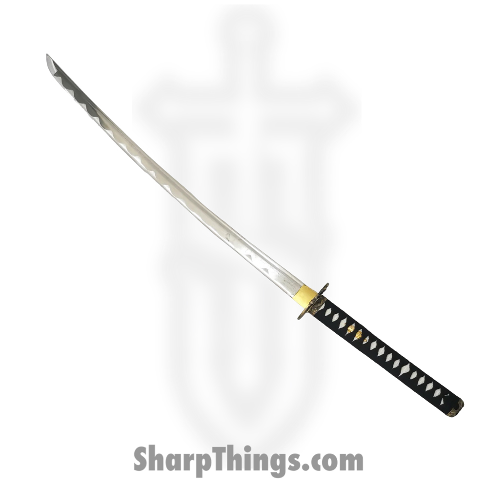 392a7a62-040e-46d9-8e5a-ce64a7211025_PS-H14-D_1.jpg PTC - PS-H14-D - Battle Ready Katana with Stand - Fixed Blade Knife - Carbon Steel Polished Sword - Wrapped - Blue - Image 1