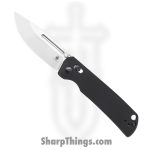 Kizer Cutlery - KI4481A1 - Escort - Folding Knife - 20CV Stonewash Drop Point - Aluminum - Black