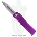 Microtech - 702-10VI - Hera OTF Automatic D/E Satin Knife - Violet