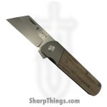 Finch Knife Co. - RTXL411 - Runtly XL - Folding Knife - M390 Two Tone Sheepsfoot - Canvas Micarta - Tobacco