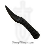 Revenant Corps - RCGTGKL01BK - Great Tailed Grackle - Fixed Blade Knife - All G-10 - Tsukomaki and Rayskin Wrap - Black