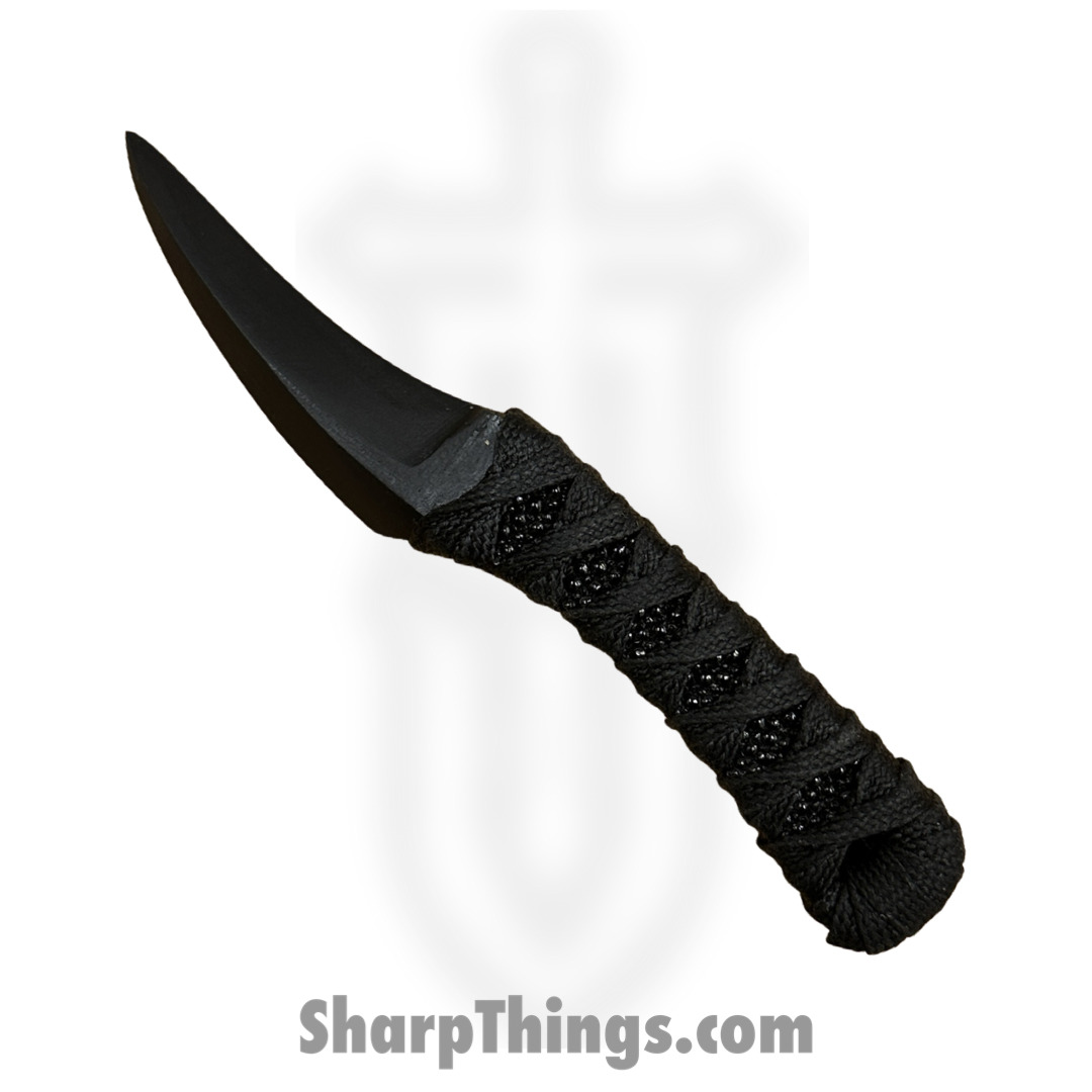 3a569a33-e9ac-4d27-8537-8cda6e352930_RCGTGKL01BK_1.jpg Revenant Corps - RCGTGKL01BK - Great Tailed Grackle - Fixed Blade Knife - All G-10 - Tsukomaki and Rayskin Wrap - Black - Image 1