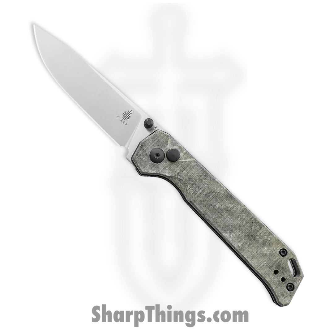 3ab4eef9-816e-4ce1-bc70-07d8e75e1583_KIV4458.2BC1_1.jpg Kizer Cutlery - KIV4458.2BC1 - Begleiter 2 - Folding Knife - KIV4458.2BC1 Begleiter 2 Folding Knife - Micarta - Green - Image 1