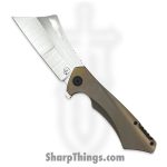 Something Obscene Co. - Nem4-Sat-Brz - Nemley V4 - CPM 20CV Satin Cleaver - Titanium - Bronze