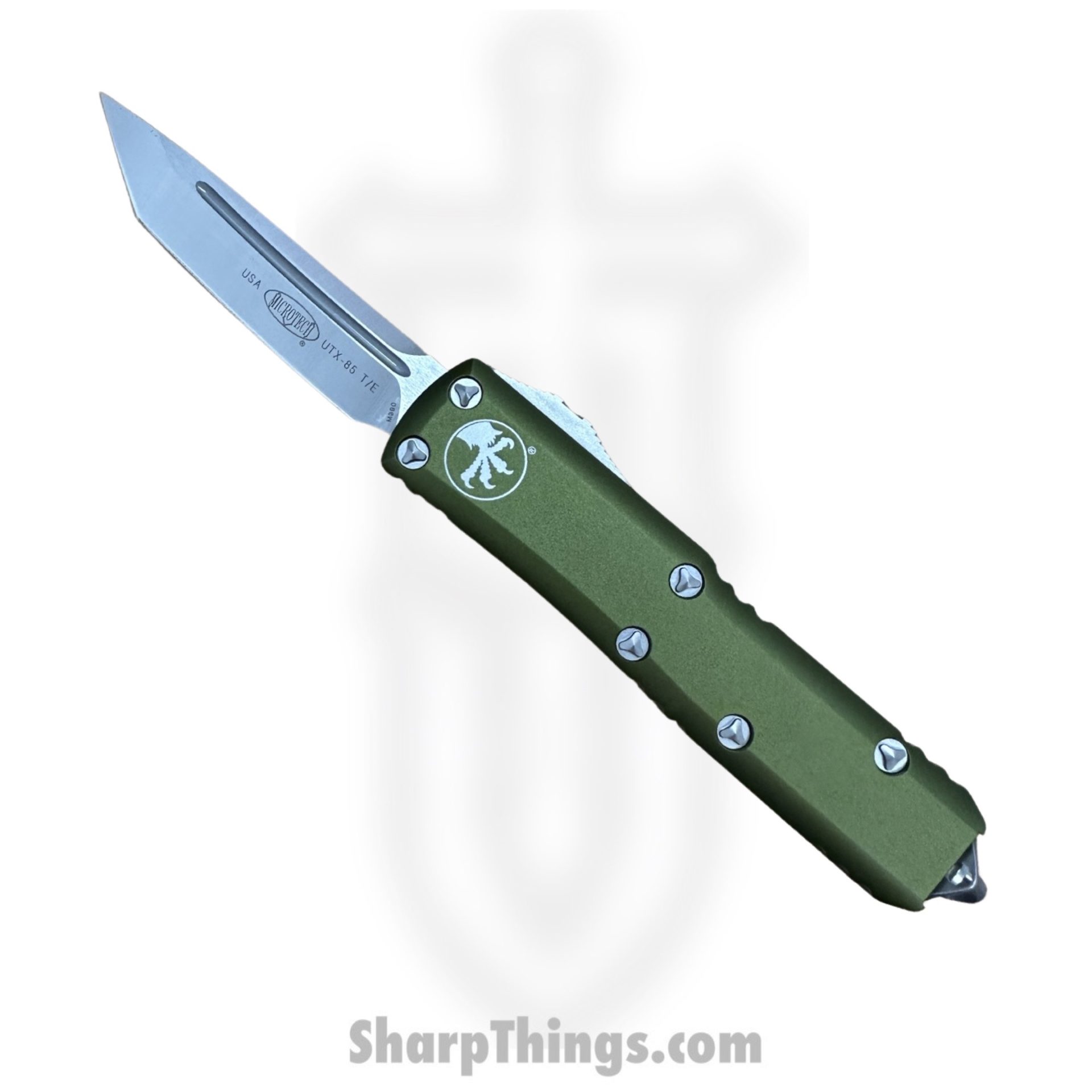 3b9b7f46-4b9a-447b-a5f6-7d72605f00d4_233-4OD_1.jpg Microtech - 233-4OD - UTX-85 - OTF Auto - 233-4OD UTX-85 OTF Auto - 6061-T6 Aluminum - OD Green - Image 1