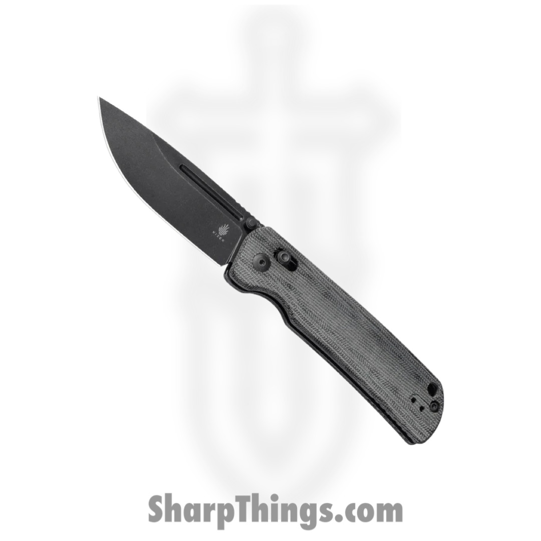 3bf29c43-3ed2-4824-9cfc-1a9e126d1419_KIV4481C3_1.jpg Kizer Cutlery - KIV4481C3 - Escort - Folding Knife - 154CM Stonewash Coated Drop Point - Micarta - Black - Image 1