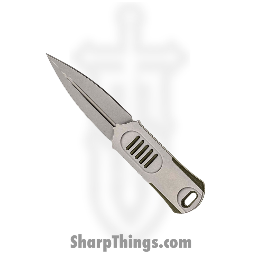 3c13c340-7e85-4771-bb51-d5736c1ae713_WE2017A_1.jpg We Knife Co Ltd - WE2017A - OSS - Fixed Blade Knife - CPM-20CV Stonewash Dagger - CPM-20CV with G10 Inlay - OD Green - Image 1