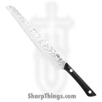 Kai - HT7062 - Pro Bread 9" - Fixed Blade Knife - AUS-6 Hammered Sheepsfoot - POM - Black