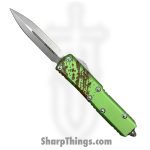 Microtech - 232-10Z - UTX-85 Zombie - OTF Auto - 232-10Z UTX-85 Zombie OTF Auto - 6061-T6 Aluminum - Green/Red