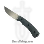 TRM - DLR-TAG-MIC-BLUDEN - Tagalong - Fixed Blade Knife - CPM MagnaCut Satin Drop Point - Micarta - Blue Denim
