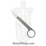 Bastinelli Creations - BAS13 - Picoeur Satin Stonewash - Fixed Blade Knife - N690 Stonewash Tanto - Stainless
