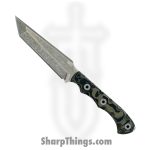 T.Kell Knives - OpsHwkWarr - Ops Hawk - Fixed Blade Knife - 80crv2 Nickle Boron Coated Tanto - G10 - Warrior