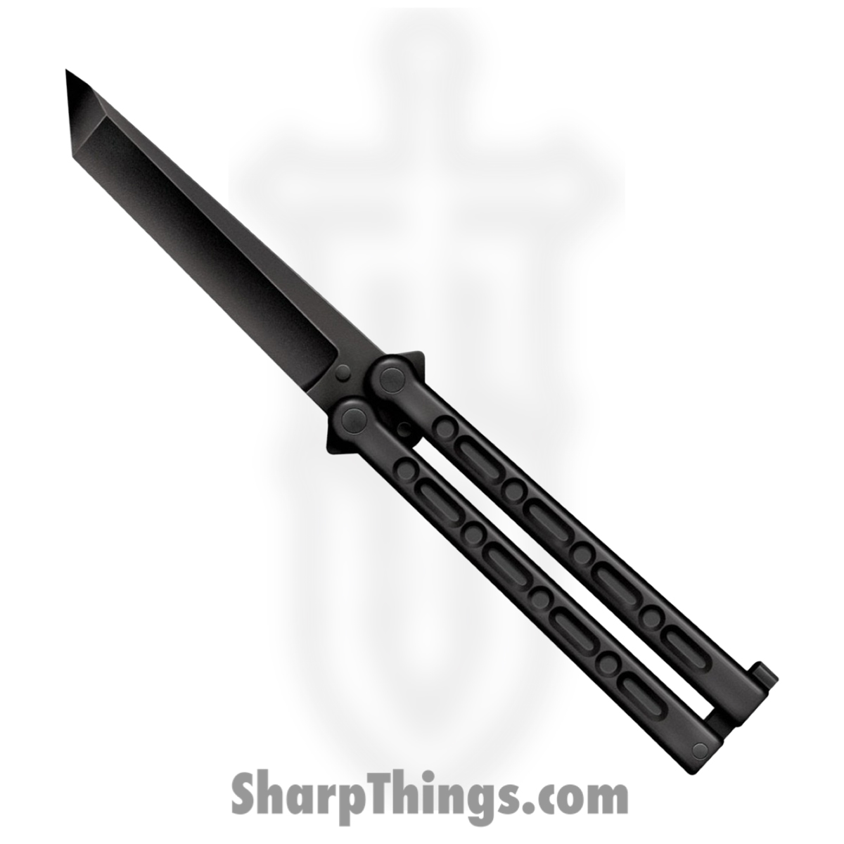 3e7505a6-ade4-4029-a599-85a2d9f3b4b0_CS92EAB_1.jpg Cold Steel - CS92EAB - FGX Balisong - Griv-Ex Tanto - Griv-Ex - Black - Image 1