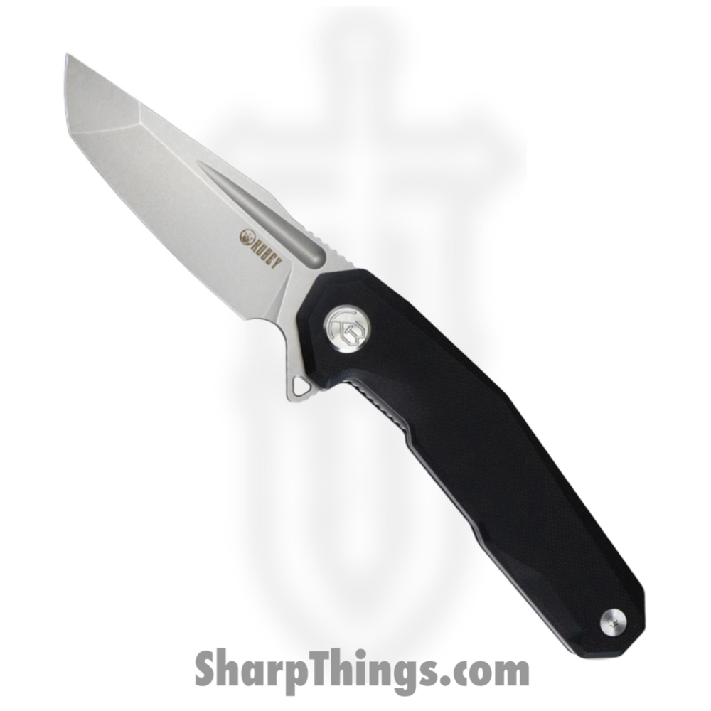 3f90a262-e7f5-4287-8058-f199dade6699_KUB237G_1.jpg Kubey - KUB237G - Carve Nest - Folding Knife - D2 Blasted Tanto - G10 - Black - Image 1