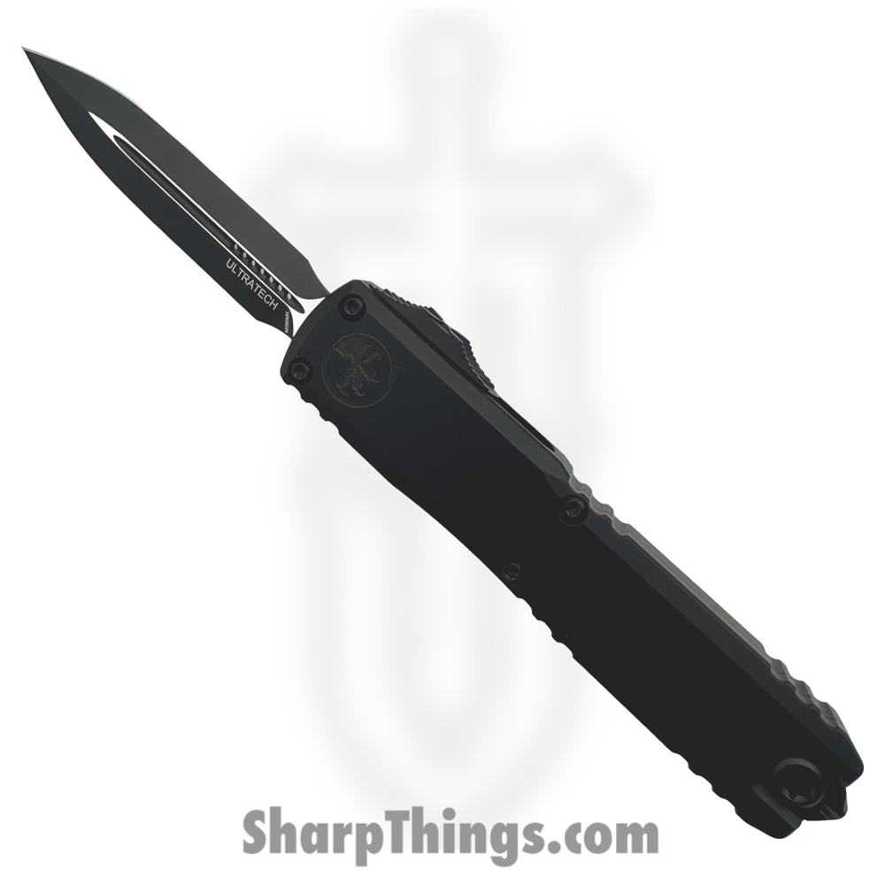 3fc2a15d-b424-4e15-9c0d-7e37be07cdd6_1122-1T_1.jpg Microtech - 1122-1T - Ultratech ZBP - OTF Auto - M390MK Coated Double Edge - 6061-T6 Aluminum - Black - Image 1