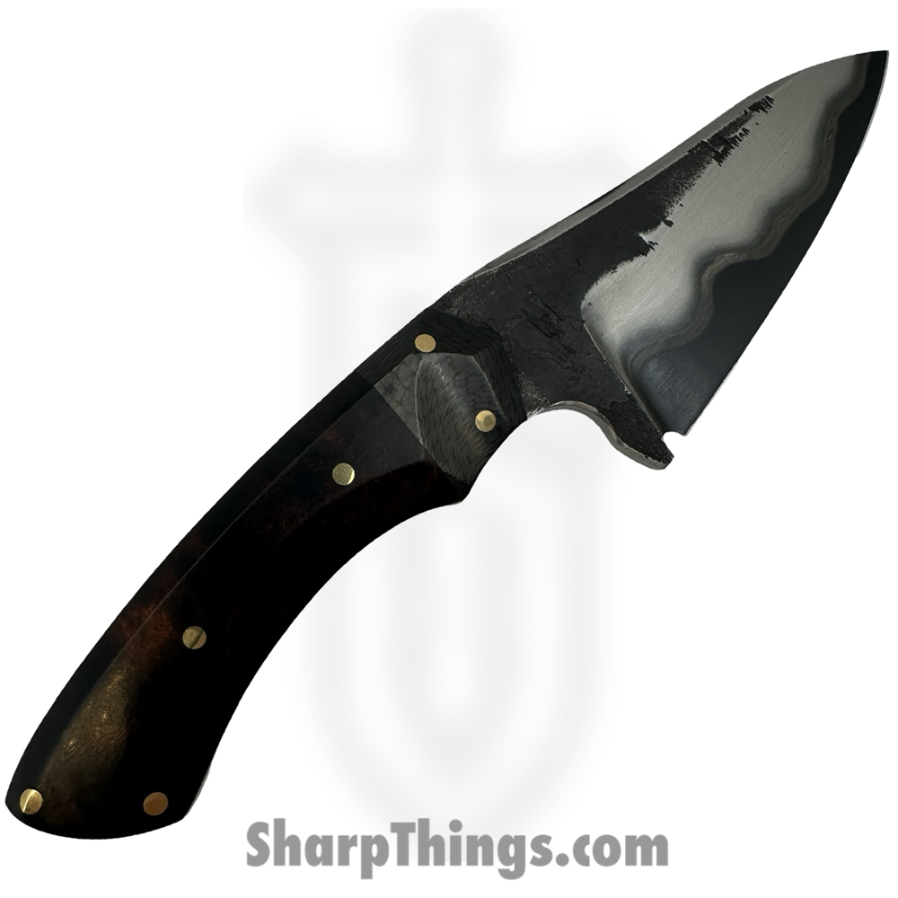 400b8cb2-122c-494a-9401-a5a0cbbfb043_RRC-Osso-02_1.jpg Royalty Rings Co. - RRC-Osso-02 - Osso - Fixed Blade Knife - 410 SS Damascus Wharncliffe - Ironwood - Black/Brown/Green - Image 1