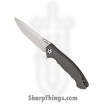 Zero Tolerance - ZT0452CF - Large Sinkevich - Folding Knife - S35VN Stonewash Drop Point - CF Front with Titanium - Black