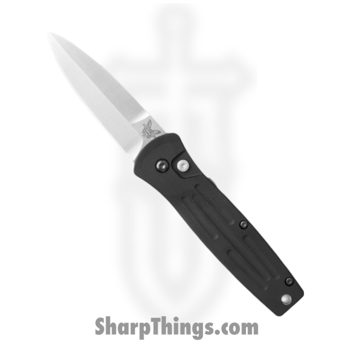 419bdcbb-0355-43c2-8ce9-2f5c47843546_3551_1.jpg Benchmade - 3551 - Stimulus Pardue - OTF Auto - 154CM Satin Spear Point - 6061-T6 Aluminum - Black - Image 1