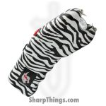Cheetah - CH-23BZA - Cyclone Stun Gun With Alarm - Rubber - Zebra