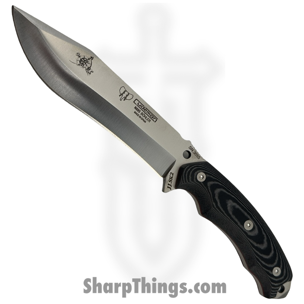 42678545-e4c1-4351-bbe2-bb72a13789da_CUD125MC_1.jpg Cudeman - CUD125MC - Survival Knife Kit - Fixed Blade Knife - Bohler N695 Satin Clip Point - Micarta - Black Gray - Image 1