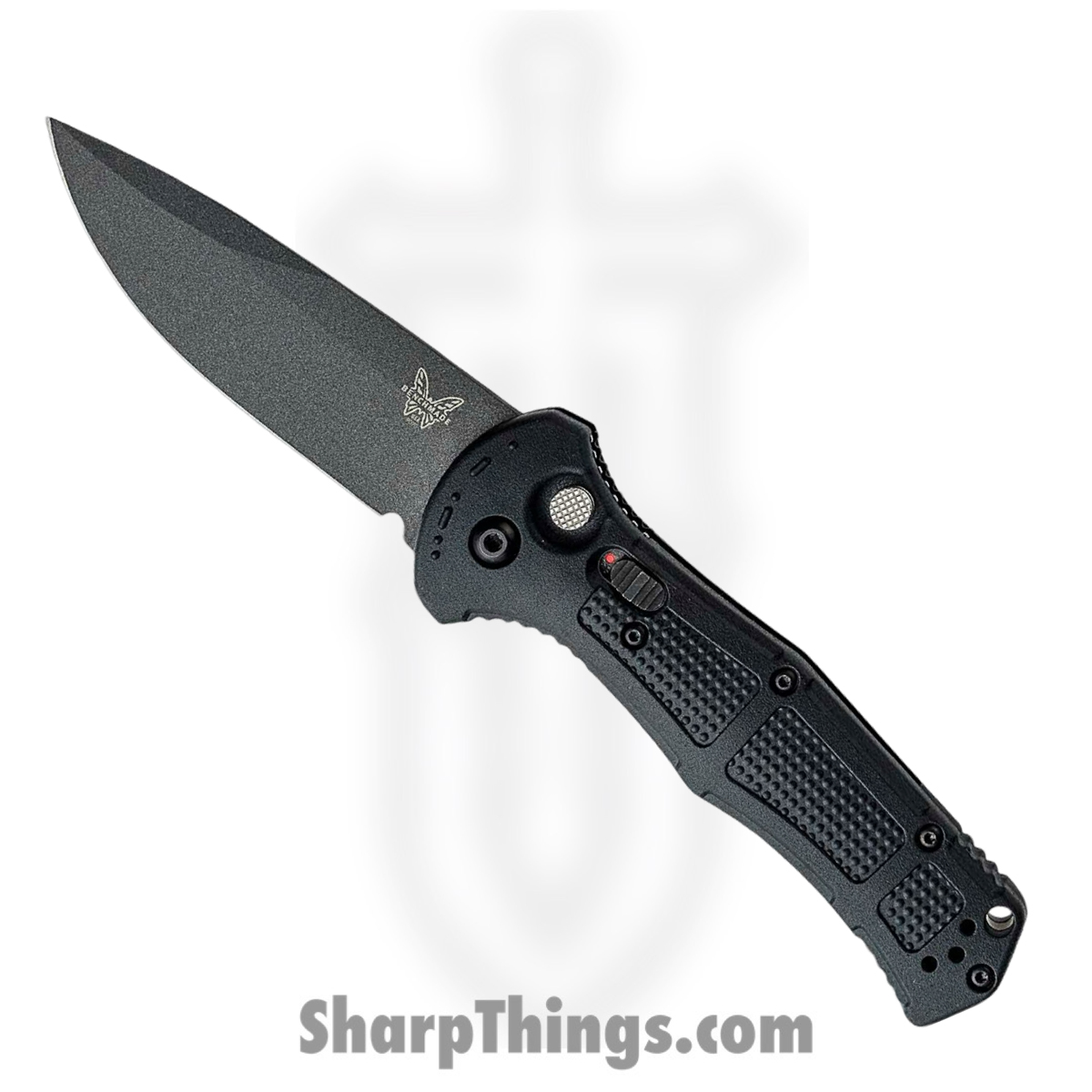 428eb467-a20c-466e-8bfa-47d871de3793_9070BK_1.jpg Benchmade - 9070BK - Claymore - Automatic Knife - D2 Coated Drop Point - Grivory - Black - Image 1