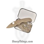 Spyderco - SCWDKIT2 - Lil' Native Wooden Kit - Folding Knife - Wood Drop Point - Wood - Brown