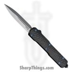 Hogue Knives - 34890-LIM - Counterstrike - OTF Auto - Magnacut Stonewash Double Edge - Aluminum, Carbon Fiber - Black