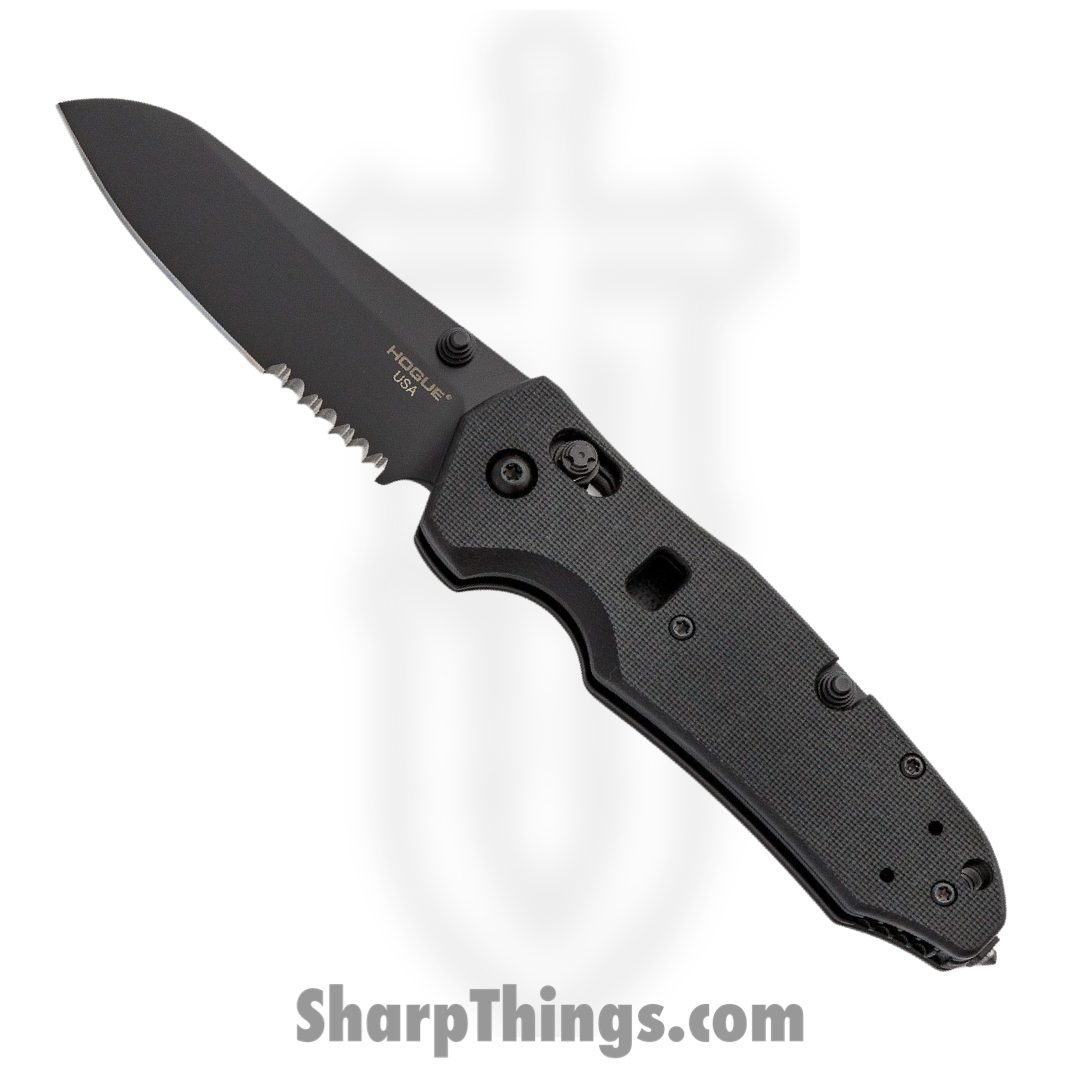 43786e4d-fd15-4935-bf08-1bd72ab67758_HG34770_1.jpg Hogue - HG34770 - Trauma First Response Tool Sheepsfoot Combo N680 G10 - Black - Image 1