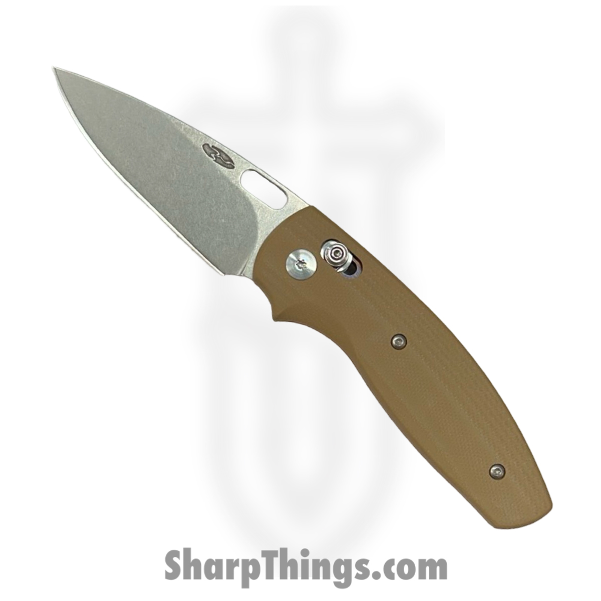 43b5f9ac-7725-489d-8f3e-b7b933a03a91_DLRBD3DG10CB_1.jpg TRM - DLRBD3DG10CB - BullDog - Folding Knife - 20CV Stonewash Drop Point - G10 - Coyote Brown - Image 1