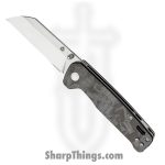 QSP - QS130T - Penguin - Folding Knife - D2 Two Tone Sheepsfoot - Shredded CF - Black
