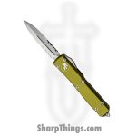 Microtech - 122-11OD - Ultratech P/S - OTF Auto - Stonewash Dagger - 6061-T6 Aluminum - OD Green