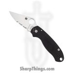 Spyderco - SC223GPS - Para 3 - Folding Knife - CPM S30V Satin Spear Point - G10 - Black