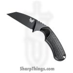 Benchmade - 125BK - Azeria - Fixed Blade Knife - N680 Coated Wharncliffe - Grivory - Black