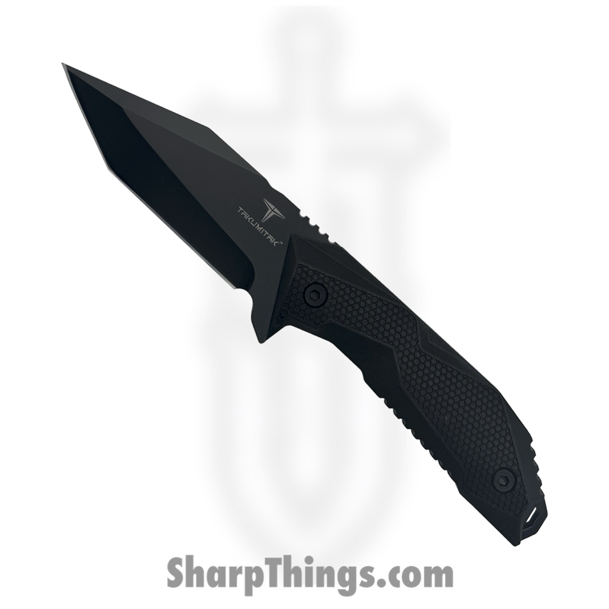 46561fe3-e1b3-49e6-abec-823402f67883_TKF320_1.jpg Takumitak - TKF320 - Terminal - Fixed Blade Knife - 3Cr13 SS Coated Tanto - FRN - Black/ Coyote Tan - Image 1