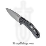 Kershaw - 1385 - Airlock - Folding Knife - 5Cr15MoV Bead-blasted Drop Point - Glass Filled Nylon - Black