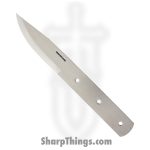 Condor Tool & Knife - CB248-4HC - Woodlaw Blade Blank - Fixed Blade Knife - 1075 HC Satin Clip Point - 1075 HC - Silver