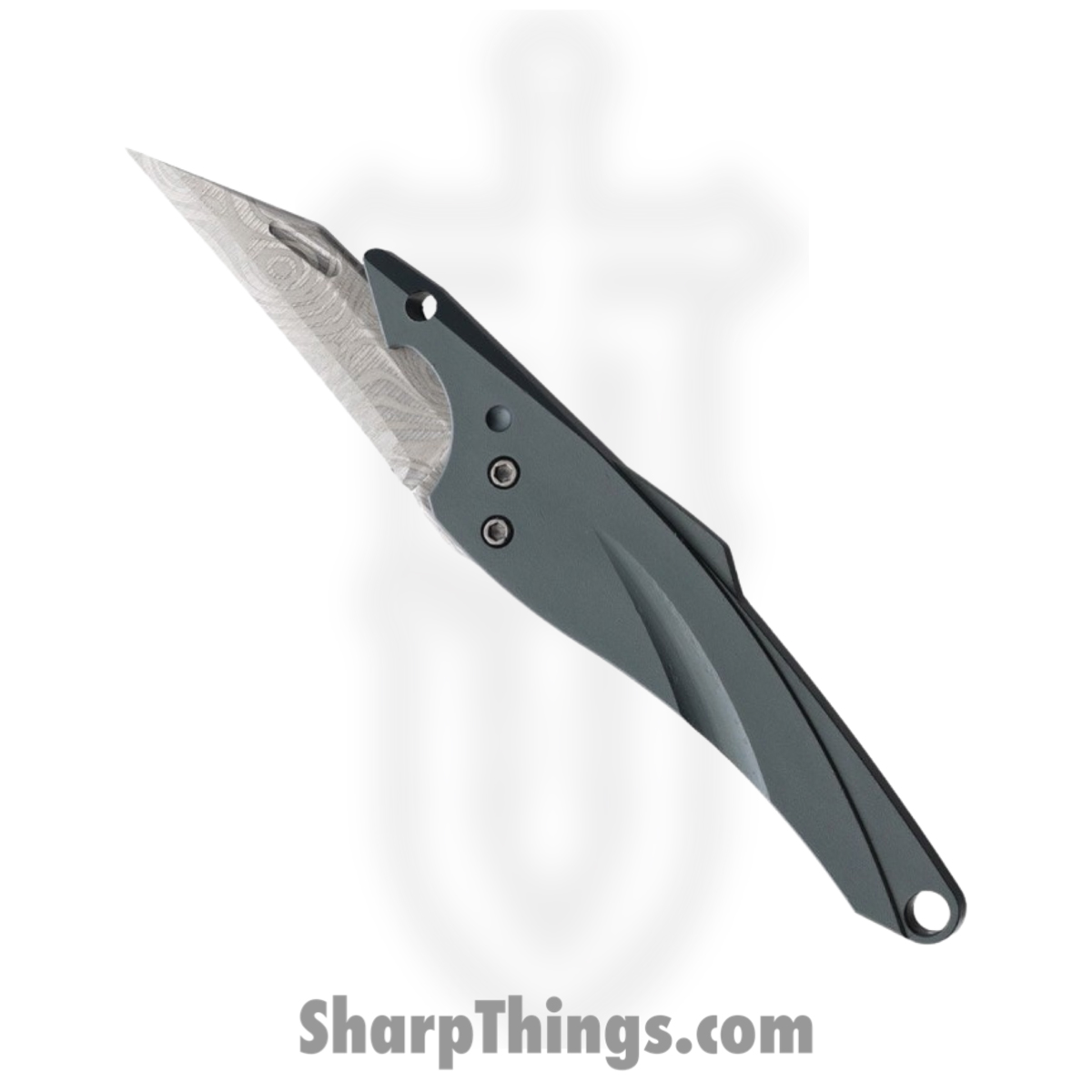 475a2884-f3e0-4fbc-bd17-020563278647_SIL006A_1.jpg SILIPAC - SIL006A - Utility Knife Shark - Folding Knife - Stainless Clip Point - Aluminum - Dark Gray - Image 1