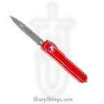 Microtech - 122-D12DRD - Ultratech - OTF Auto - 122-D12DRD Ultratech OTF Auto - 6061-T6 Aluminum - Distressed Red