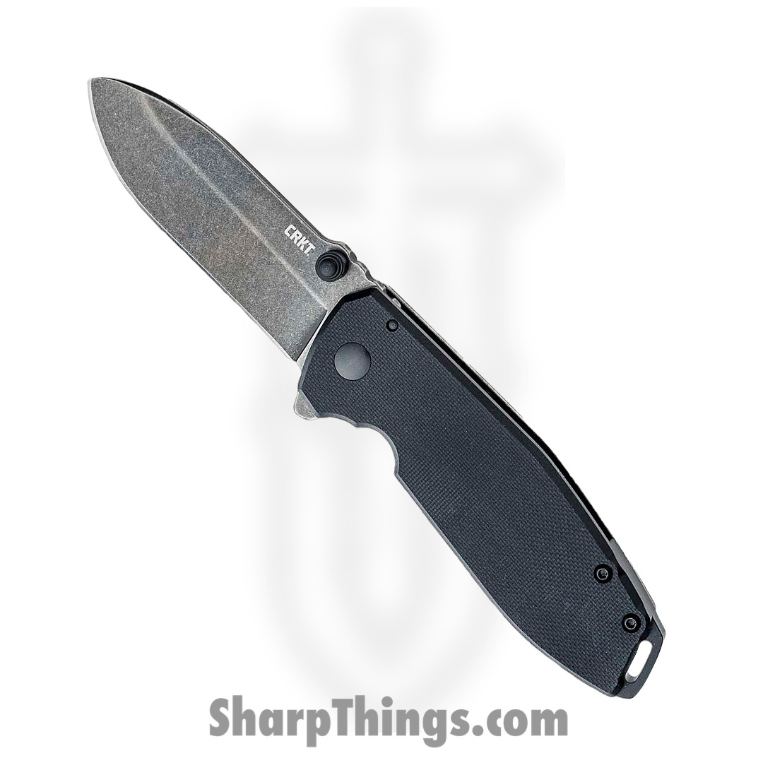 47b17456-019b-4edd-86a8-8ea2e2d25e7a_2495K_1.jpg CRKT - 2495K - Squid - Assisted Open Knife - D2 Stonewash Drop Point - G10 - Black - Image 1