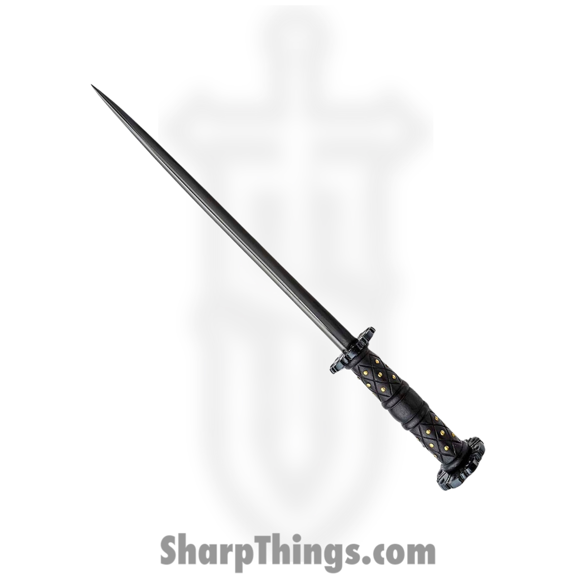 4840e42d-f59e-4499-91e1-3f417b19e393_CS88HRDL_1.jpg Cold Steel - CS88HRDL - Rondel Dagger - Fixed Blade Knife - 1065 Satin Dagger - Rosewood - Black - Image 1
