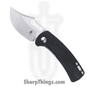 Kizer Cutlery - KIV2578C1 - Urban Bowie Linerlock - Folding Knife - CPM-154CM Satin Clip Point - G10 - Black