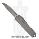 Microtech - 1241-10APNC - Cypher II - OTF Auto - M390MK Apocalyptic Reverse Tanto - 6061-T6 Aluminum - Natural